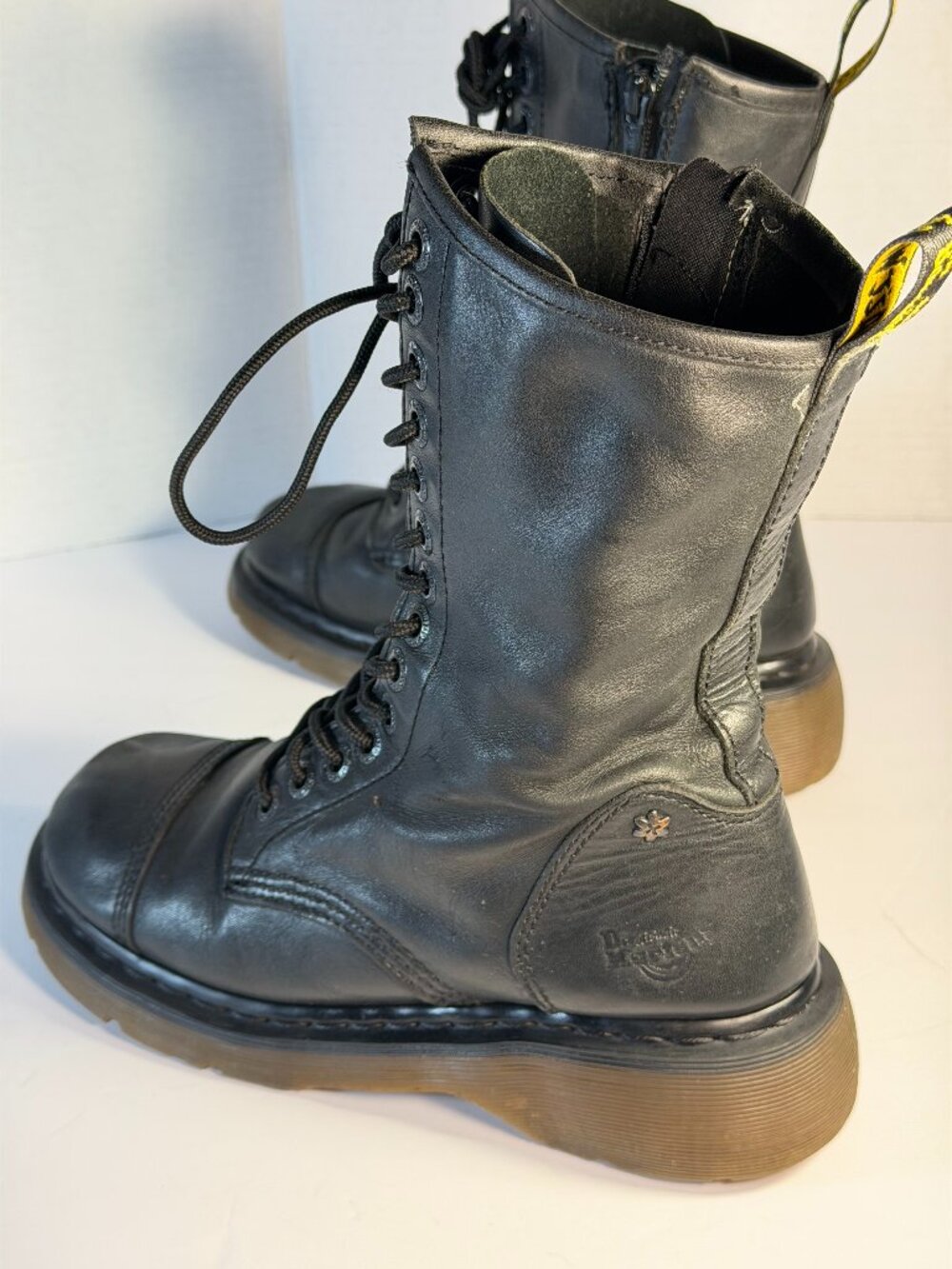 Dr.Martens Miranda vintage Black leather size L-8 Boots - Picture 11 of 16